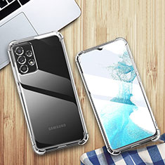 Samsung Galaxy A23 4G用極薄ソフトケース シリコンケース 耐衝撃 全面保護 クリア透明 T07 サムスン クリア