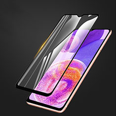 Samsung Galaxy A23 4G用強化ガラス フル液晶保護フィルム F04 サムスン ブラック