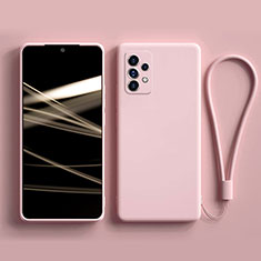 Samsung Galaxy A23 5G用360度 フルカバー極薄ソフトケース シリコンケース 耐衝撃 全面保護 バンパー S03 サムスン ピンク