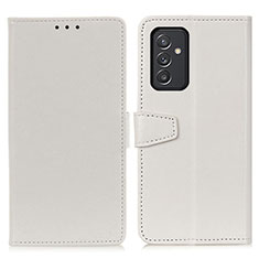 Samsung Galaxy A25 5G用手帳型 レザーケース スタンド カバー A06D サムスン ホワイト