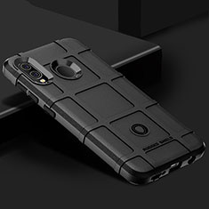 Samsung Galaxy A30用360度 フルカバー極薄ソフトケース シリコンケース 耐衝撃 全面保護 バンパー J02S サムスン ブラック