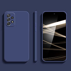 Samsung Galaxy A33 5G用360度 フルカバー極薄ソフトケース シリコンケース 耐衝撃 全面保護 バンパー S03 サムスン ネイビー