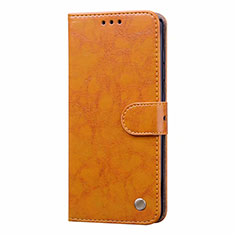 Samsung Galaxy A41用手帳型 レザーケース スタンド カバー L22 サムスン オレンジ