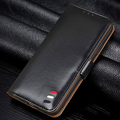 Samsung Galaxy A41用手帳型 レザーケース スタンド カバー L06 サムスン ブラック