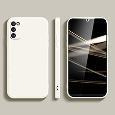 Samsung Galaxy A41用360度 フルカバー極薄ソフトケース シリコンケース 耐衝撃 全面保護 バンパー S01 サムスン ホワイト