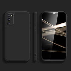 Samsung Galaxy A41用360度 フルカバー極薄ソフトケース シリコンケース 耐衝撃 全面保護 バンパー S01 サムスン ブラック