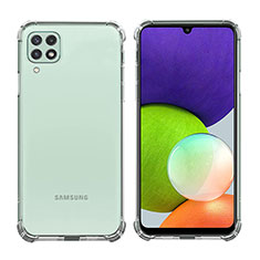 Samsung Galaxy A42 5G用極薄ソフトケース シリコンケース 耐衝撃 全面保護 クリア透明 T10 サムスン クリア