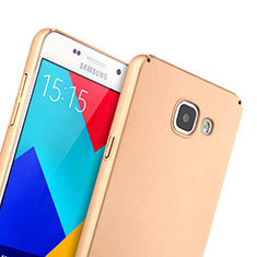 Samsung Galaxy A5 (2016) SM-A510F用ハードケース プラスチック 質感もマット サムスン ゴールド