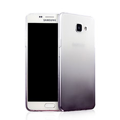 Samsung Galaxy A5 (2016) SM-A510F用極薄ソフトケース グラデーション 勾配色 クリア透明 サムスン グレー