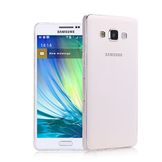 Samsung Galaxy A5 Duos SM-500F用極薄ソフトケース シリコンケース 耐衝撃 全面保護 クリア透明 サムスン クリア
