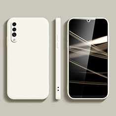 Samsung Galaxy A50用360度 フルカバー極薄ソフトケース シリコンケース 耐衝撃 全面保護 バンパー サムスン ホワイト