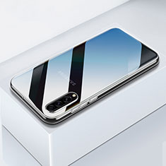 Samsung Galaxy A50用極薄ソフトケース シリコンケース 耐衝撃 全面保護 クリア透明 T02 サムスン クリア