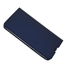 Samsung Galaxy A50S用手帳型 レザーケース スタンド カバー サムスン ネイビー
