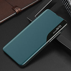 Samsung Galaxy A50S用手帳型 レザーケース スタンド カバー QH2 サムスン グリーン