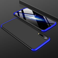 Samsung Galaxy A50S用ハードケース プラスチック 質感もマット 前面と背面 360度 フルカバー サムスン ネイビー・ブラック