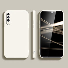 Samsung Galaxy A50S用360度 フルカバー極薄ソフトケース シリコンケース 耐衝撃 全面保護 バンパー サムスン ホワイト
