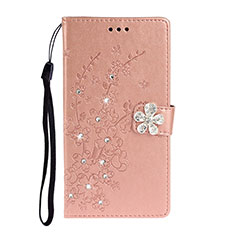 Samsung Galaxy A51 5G用手帳型 レザーケース スタンド カバー L06 サムスン ピンク