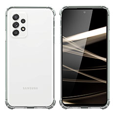 Samsung Galaxy A52 4G用極薄ソフトケース シリコンケース 耐衝撃 全面保護 クリア透明 T08 サムスン クリア