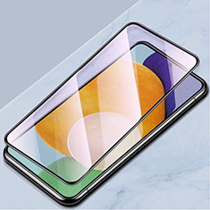 Samsung Galaxy A52 5G用強化ガラス フル液晶保護フィルム アンチグレア ブルーライト サムスン ブラック