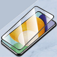 Samsung Galaxy A52 5G用強化ガラス フル液晶保護フィルム F08 サムスン ブラック