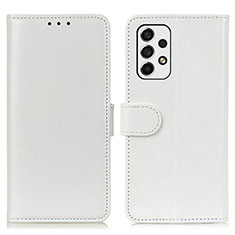 Samsung Galaxy A53 5G用手帳型 レザーケース スタンド カバー M07L サムスン ホワイト