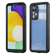 Samsung Galaxy A53 5G用完全防水ケース ハイブリットバンパーカバー 高級感 手触り良い 360度 サムスン ブラック