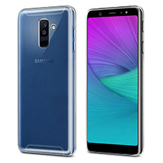 Samsung Galaxy A6 Plus (2018)用極薄ソフトケース シリコンケース 耐衝撃 全面保護 クリア透明 カバー サムスン クリア