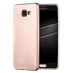 Samsung Galaxy A7 (2016) A7100用極薄ソフトケース シリコンケース 耐衝撃 全面保護 S01 サムスン ゴールド