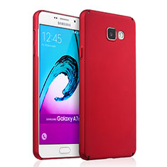 Samsung Galaxy A7 (2016) A7100用ハードケース プラスチック 質感もマット サムスン レッド