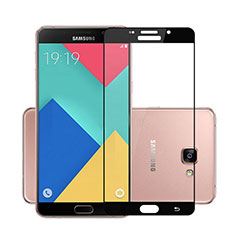 Samsung Galaxy A7 (2016) A7100用強化ガラス フル液晶保護フィルム サムスン ブラック
