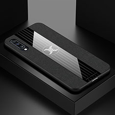 Samsung Galaxy A70用極薄ソフトケース シリコンケース 耐衝撃 全面保護 X01L サムスン ブラック