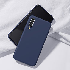 Samsung Galaxy A70用360度 フルカバー極薄ソフトケース シリコンケース 耐衝撃 全面保護 バンパー C01 サムスン ネイビー