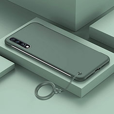Samsung Galaxy A70S用ハードケース プラスチック 質感もマット カバー YK1 サムスン モスグリー