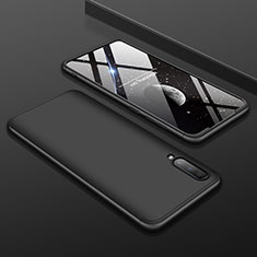 Samsung Galaxy A70S用ハードケース プラスチック 質感もマット 前面と背面 360度 フルカバー サムスン ブラック