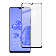 Samsung Galaxy A70S用強化ガラス フル液晶保護フィルム F08 サムスン ブラック