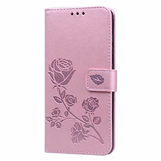 Samsung Galaxy A71 5G用手帳型 レザーケース スタンド カバー L24 サムスン ピンク