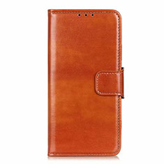 Samsung Galaxy A71 5G用手帳型 レザーケース スタンド カバー L25 サムスン オレンジ