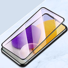 Samsung Galaxy A72 4G用強化ガラス フル液晶保護フィルム アンチグレア ブルーライト サムスン ブラック