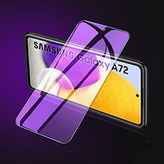 Samsung Galaxy A72 5G用アンチグレア ブルーライト 強化ガラス 液晶保護フィルム サムスン クリア