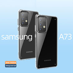 Samsung Galaxy A73 5G用極薄ソフトケース シリコンケース 耐衝撃 全面保護 クリア透明 T04 サムスン クリア