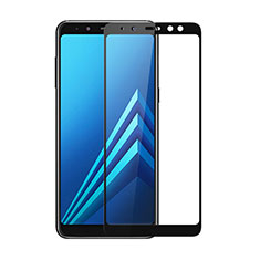 Samsung Galaxy A8 (2018) Duos A530F用強化ガラス フル液晶保護フィルム サムスン ブラック