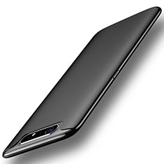 Samsung Galaxy A80用360度 フルカバー極薄ソフトケース シリコンケース 耐衝撃 全面保護 バンパー サムスン ブラック