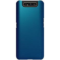 Samsung Galaxy A80用ハードケース プラスチック 質感もマット カバー P01 サムスン ネイビー