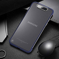 Samsung Galaxy A80用ハードカバー クリスタル クリア透明 S02 サムスン ネイビー