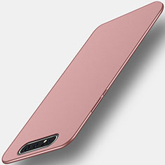 Samsung Galaxy A80用極薄ソフトケース シリコンケース 耐衝撃 全面保護 C01 サムスン ローズゴールド