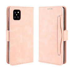 Samsung Galaxy A81用手帳型 レザーケース スタンド カバー BY3 サムスン ピンク