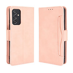 Samsung Galaxy A82 5G用手帳型 レザーケース スタンド カバー BY3 サムスン ピンク