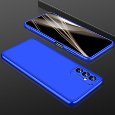 Samsung Galaxy A82 5G用ハードケース プラスチック 質感もマット 前面と背面 360度 フルカバー サムスン ネイビー