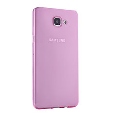 Samsung Galaxy A9 (2016) A9000用極薄ソフトケース シリコンケース 耐衝撃 全面保護 クリア透明 サムスン ピンク