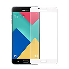 Samsung Galaxy A9 (2016) A9000用強化ガラス フル液晶保護フィルム サムスン ホワイト